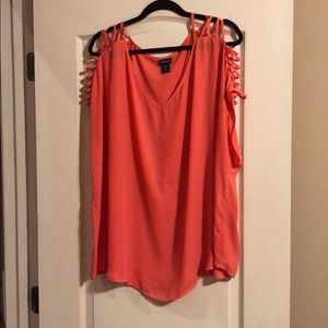 Coral Blouse